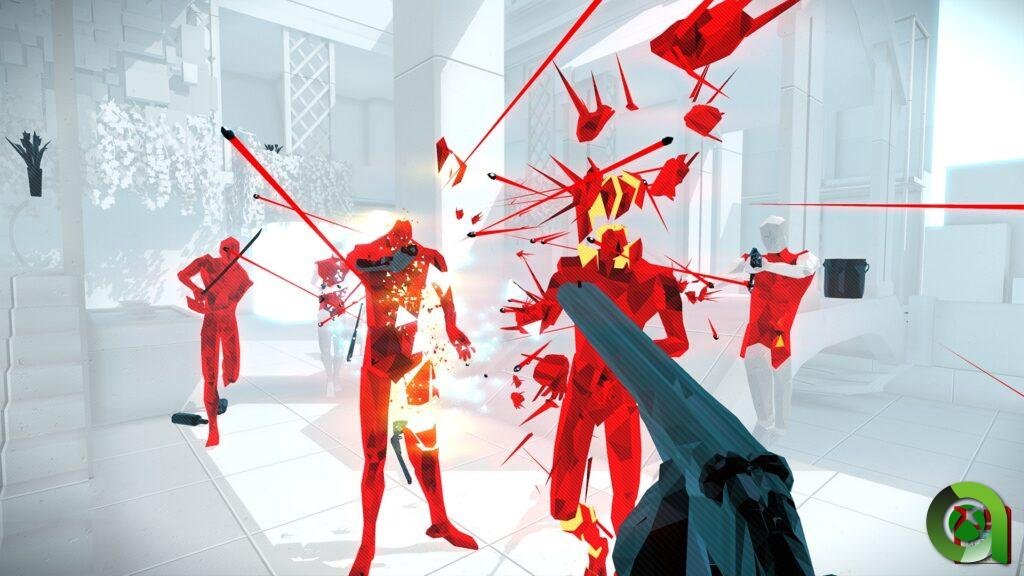 Más escopetas. SuperHot Mind Control Delete.