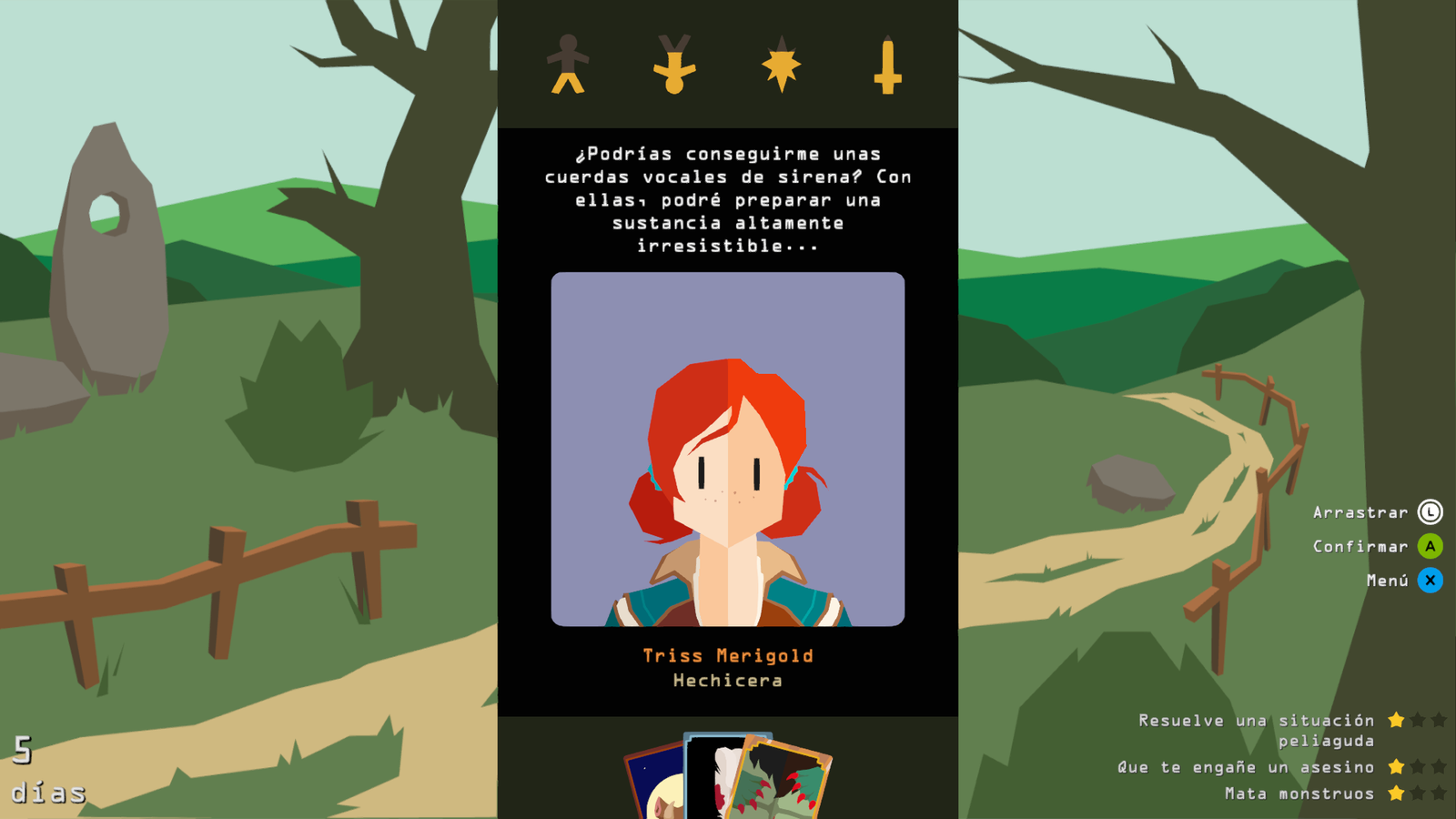 Reigns: The Witcher. Aquí también nos encontramos viejos conocidos.