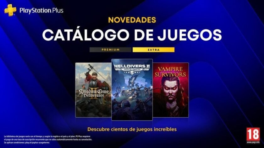 PS Plus Extra agosto